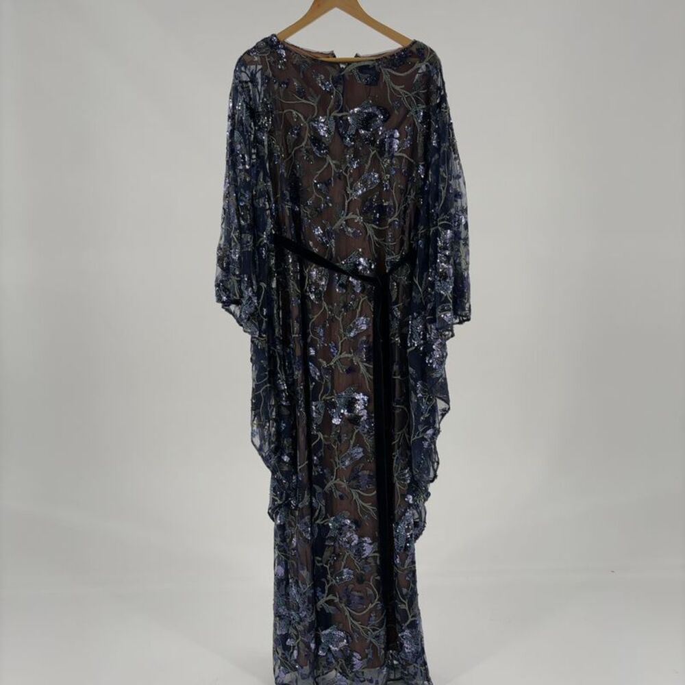 Marchesa Notte Kaftan Dress in Multicolor